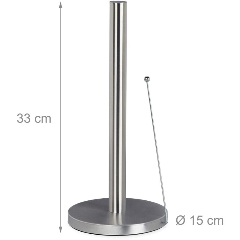 foto del prodotto helloshop26 porta asciugamani da cucina in acciaio inox