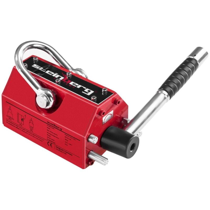 foto del prodotto helloshop26 potente magnete di sollevamento a movimentazione magnetica 300 kg 140000396