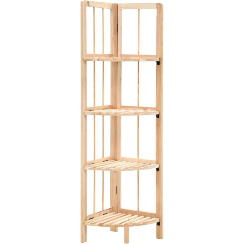 foto del prodotto helloshop26 - pratico scaffale angolare di design in legno di cedro 110 cm 2702056 3