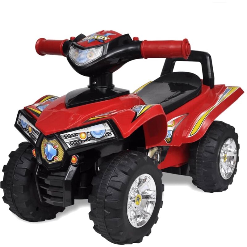 foto del prodotto helloshop26 quad rosso per bambini con suoni e luci