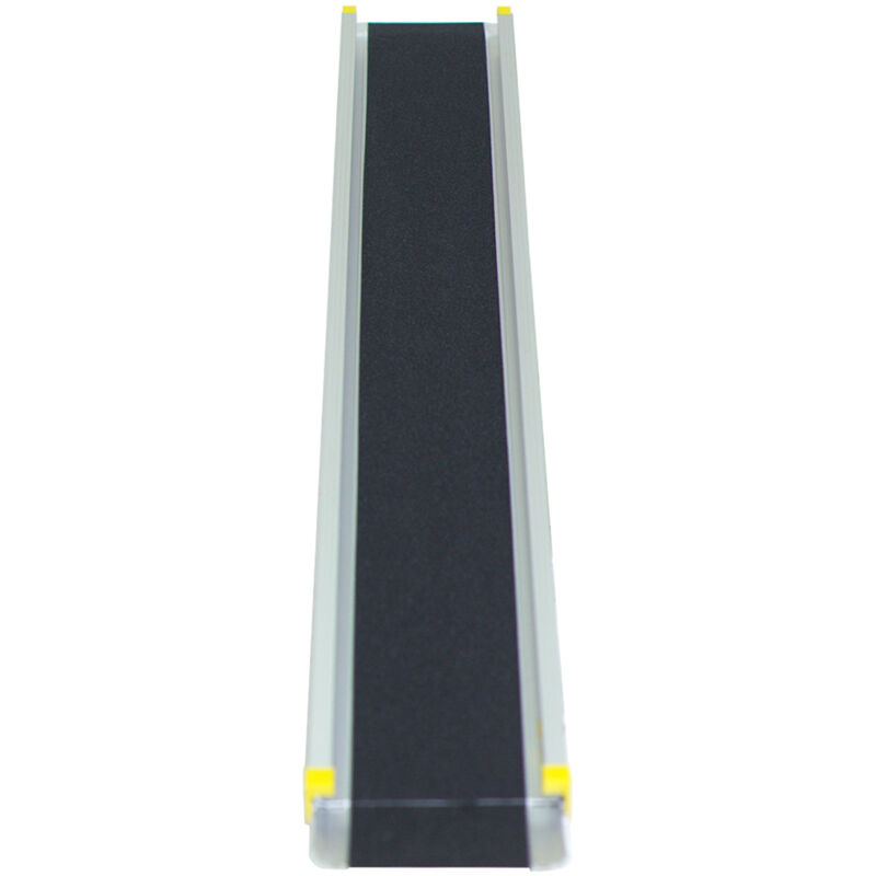 foto del prodotto helloshop26 rampa telescopica antiscivolo per sedia a rotelle regolabile 270 kg max in alluminio 133 200 233 x 19 x 5 cm nera