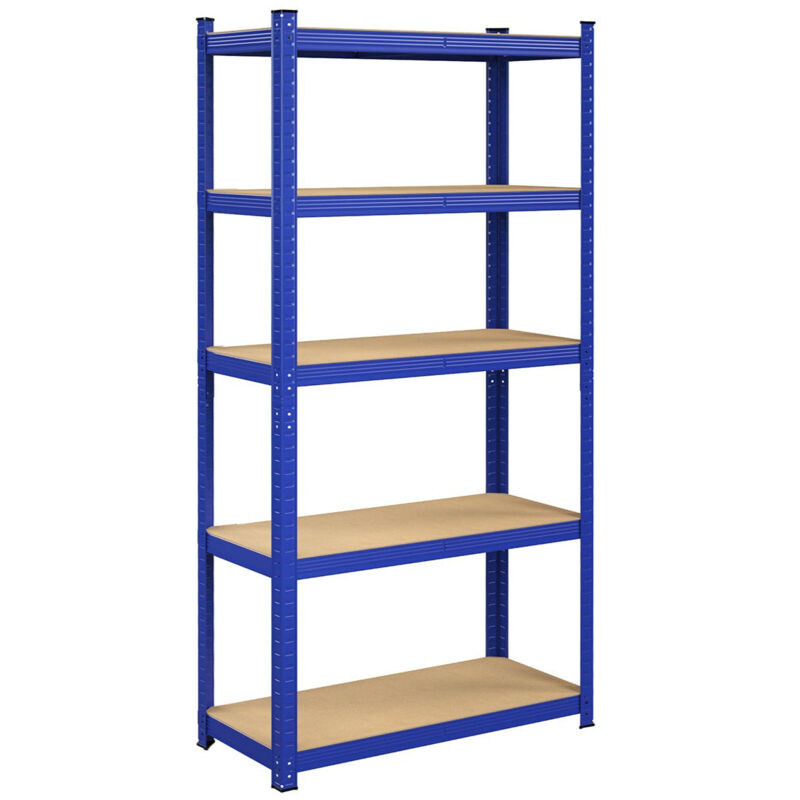immagine 0 del prodotto helloshop26 ripiano in metallo resistente 200 x 100 x 50 cm 5 livelli carico totale 875 kg 175 kg livello ripiano portaoggetti ripiani regolabili