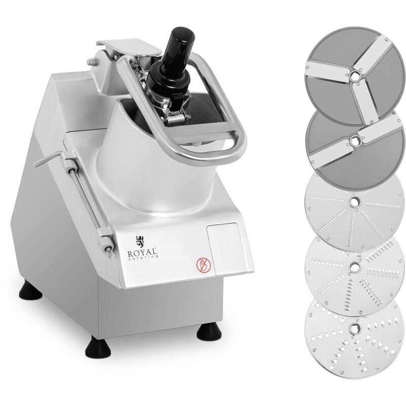 foto del prodotto helloshop26 robot tagliaverdure elettrico 750 watt 5 dischi diametro 205 mm 140004592