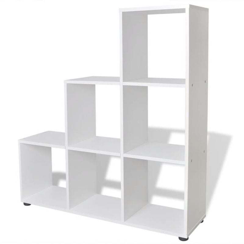 foto del prodotto helloshop26 scaffale mobile di design libreria scaffale 107 cm bianco