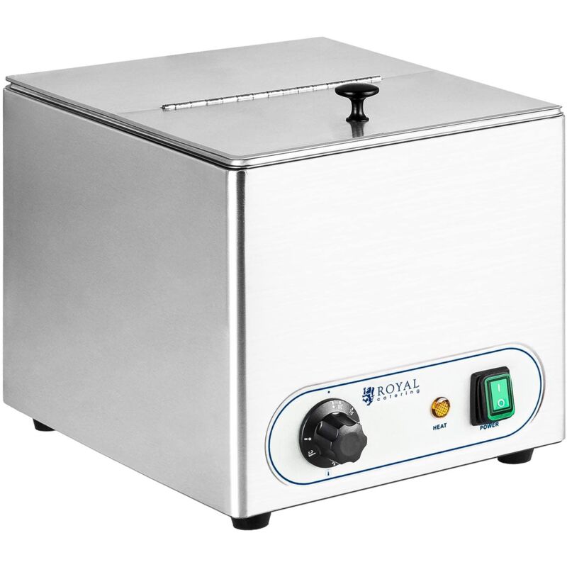 foto del prodotto helloshop26 scaldasalsicce 10 litri in acciaio inox