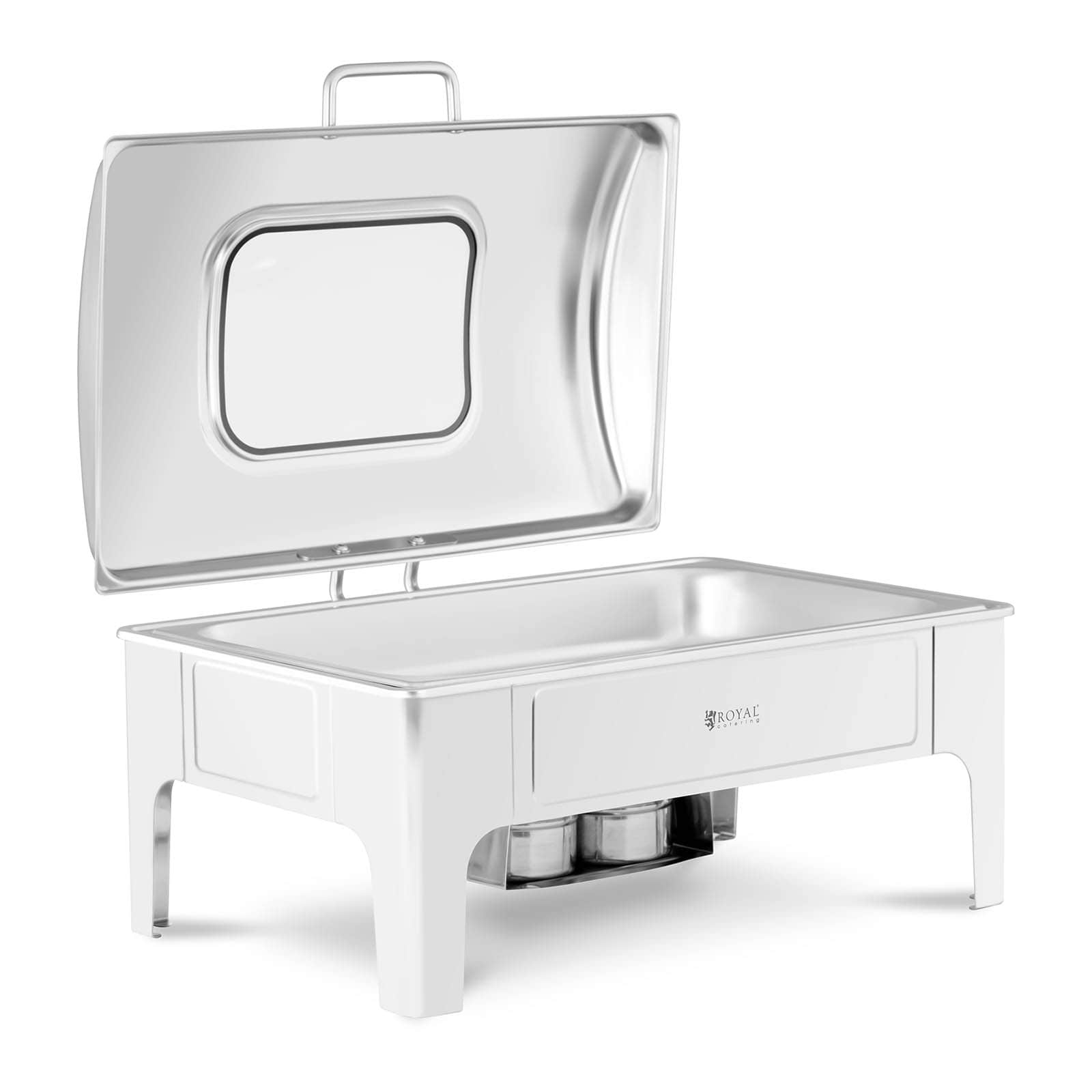 foto del prodotto helloshop26 scaldavivande 8,5 litri obl inox 2 fuochi 140004242