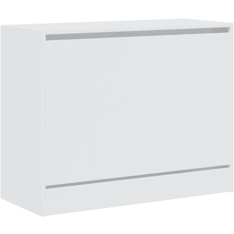 foto del prodotto helloshop26 - scarpiera scarpiera mobile portaoggetti ingresso corridoio soggiorno 80 x 34 x 63 cm legno composito bianco 020021506