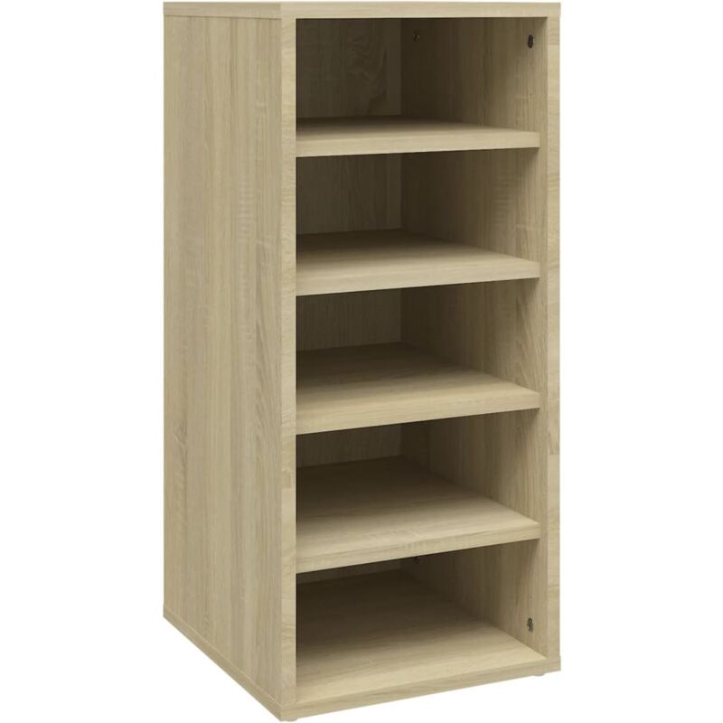 foto del prodotto helloshop26 scarpiera scarpiera mobile portaoggetti ingresso corridoio soggiorno sonoma 31,5 x 35 x 70 cm multistrato marrone 020021692