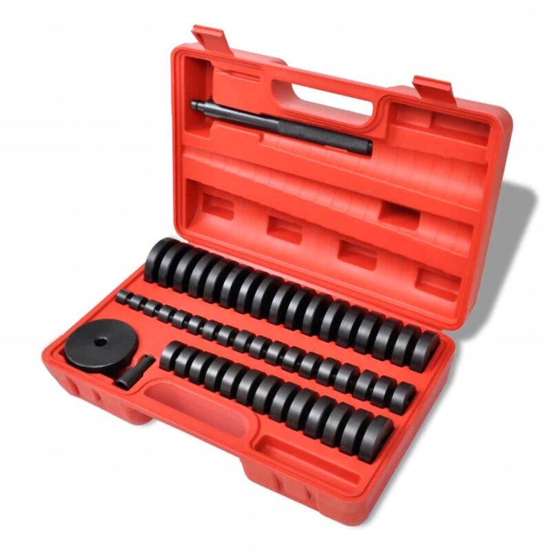 foto del prodotto helloshop26 scatola estrazione cuscinetti dischi da 18 a 65 mm garage 51 pezzi 020004164