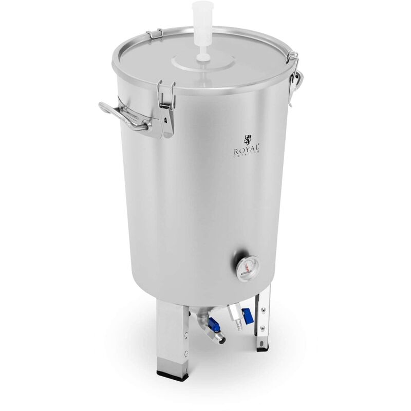 foto del prodotto helloshop26 serbatoio di fermentazione 30 litri professionale in acciaio inox 140004605