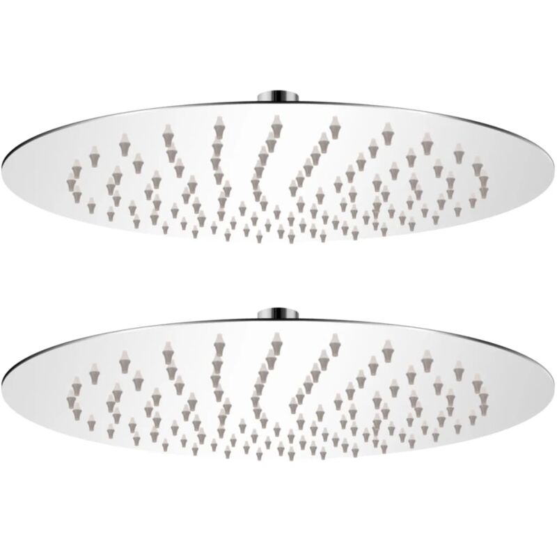 foto del prodotto helloshop26 set di 2 soffioni doccia a immersione diametro 25 cm in acciaio inox