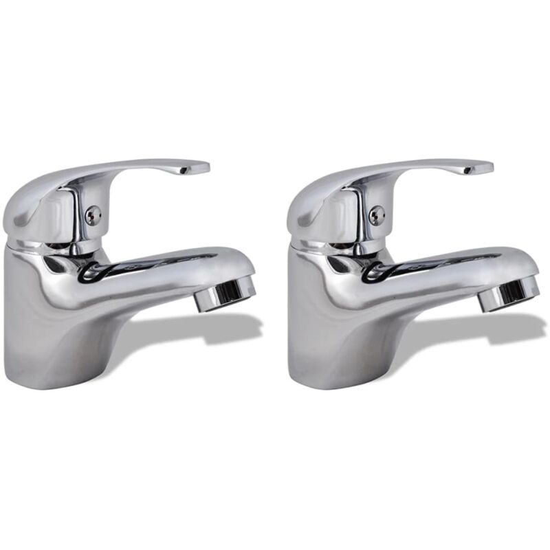 foto del prodotto helloshop26 set di due rubinetti per bidet da bagno cromati