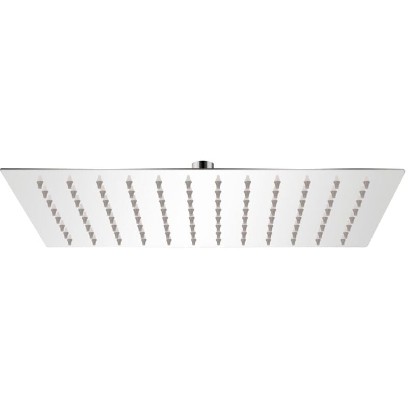 foto del prodotto helloshop26 soffione doccia rettangolare a immersione in acciaio inox 20 x 30 cm