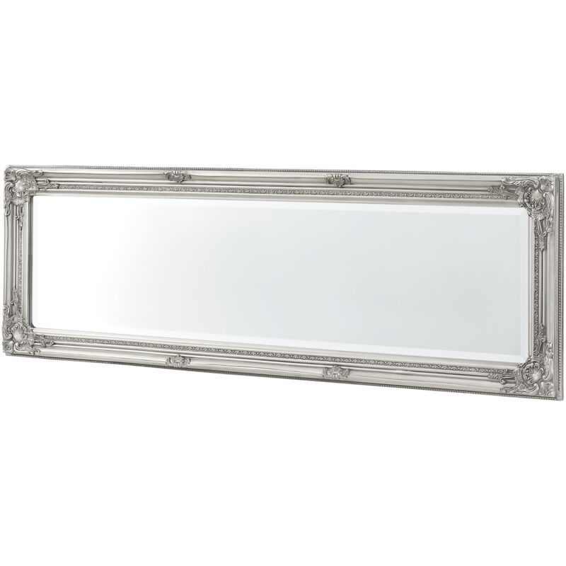 foto del prodotto helloshop26 specchio da parete 132 x 42 x 3,5 cm argento 030007906