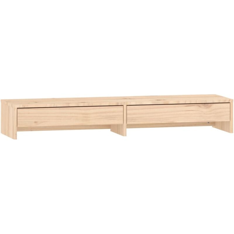 foto del prodotto helloshop26 - supporto per monitor 100 x 27 x 15 cm legno massello di pino 020004458