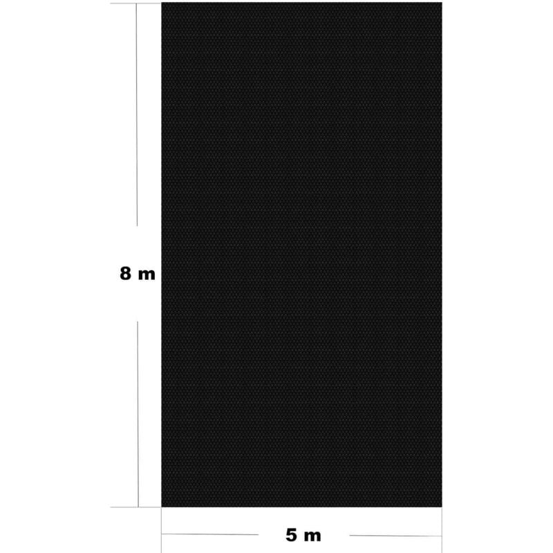 foto del prodotto helloshop26 telo a bolle 5x8 m copertura solare per piscina nero riscaldamento laghetto 160000308