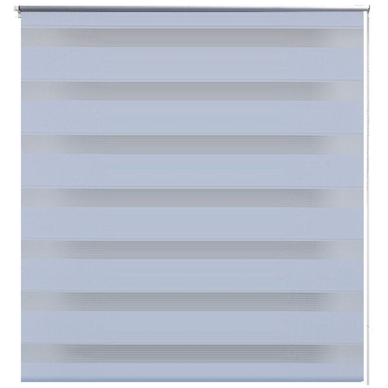 foto del prodotto helloshop26 - tenda a rullo bianca vagliante 60 x 120 cm tenda per finestra schermatura privacy tapparella 4102084