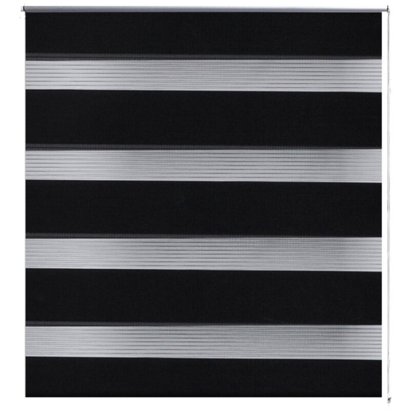 foto del prodotto helloshop26 tenda a rullo nera vagliante 50 x 100 cm tenda per finestra privacy tapparella 4102082