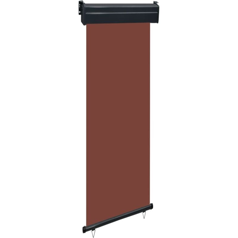 foto del prodotto helloshop26 tenda da sole schermo laterale retrattile per la privacy per patio giardino terrazza balcone schermo di protezione visiva 60 x 250 cm