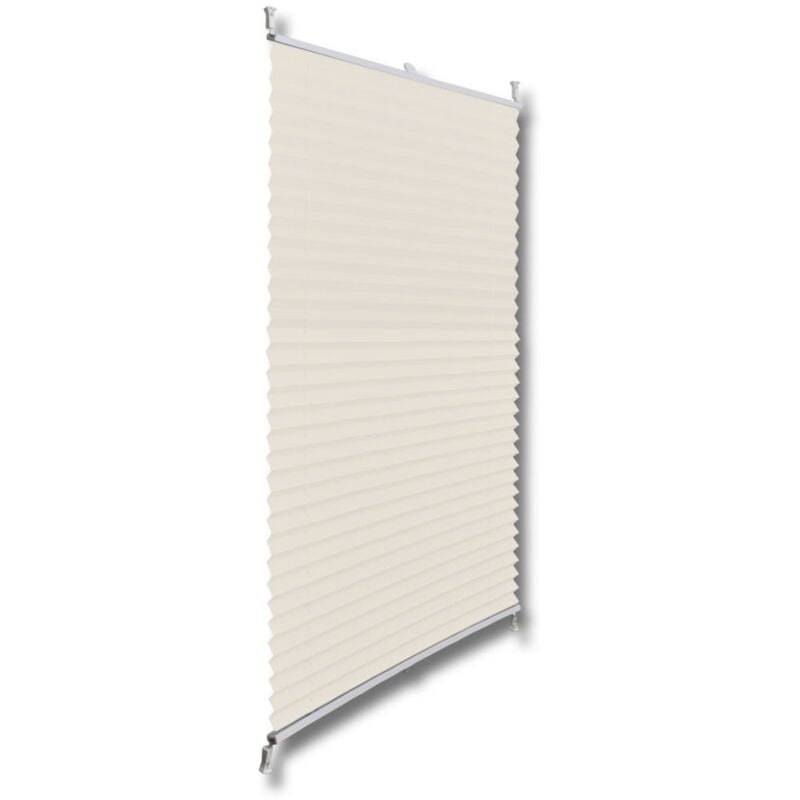 foto del prodotto helloshop26 tenda plissettata color crema 50 x 100 cm 4102196