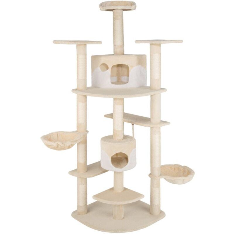 foto del prodotto helloshop26 tiragraffi per gatti 201 cm beige bianco