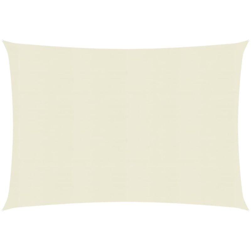 foto del prodotto helloshop26 vela in tessuto ombreggiante per ombrellone 160 g m 2,5 x 3 m hdpe crema