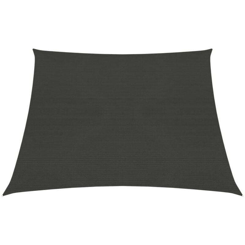 foto del prodotto helloshop26 vela in tessuto ombreggiante per ombrellone 160 g m 4 5 x 3 m hdpe antracite