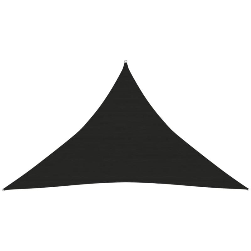 foto del prodotto helloshop26 vela in tessuto per ombrellone 160 g m 3,5 x 3,5 x 4,9 m hdpe nero