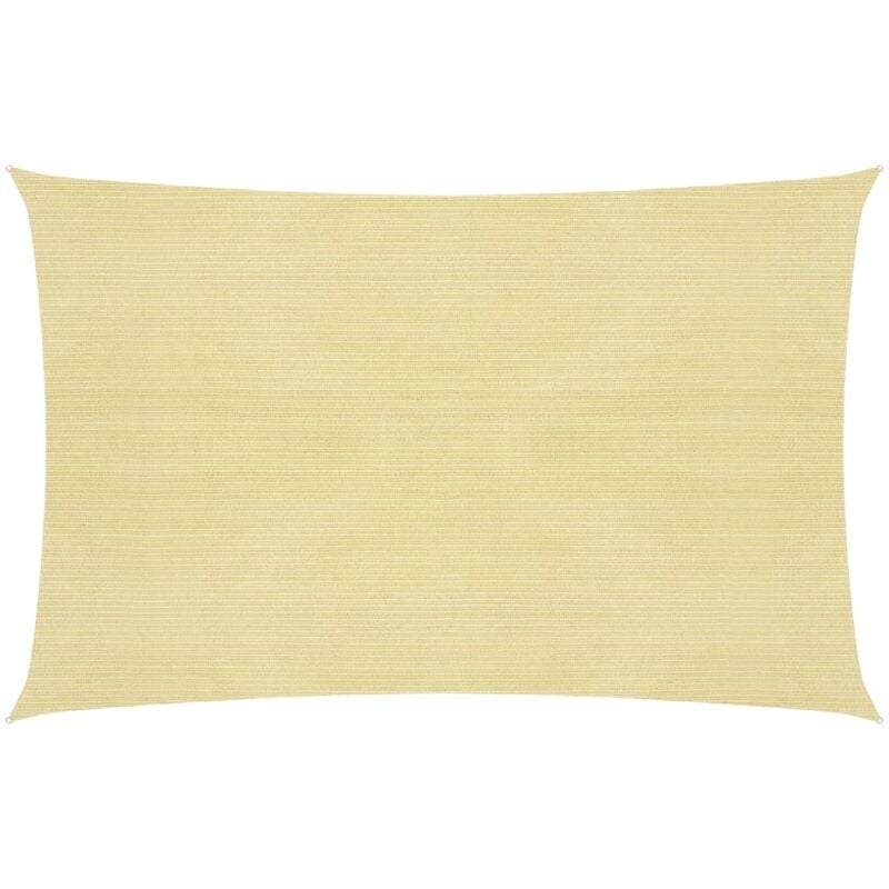 foto del prodotto helloshop26 vela in tessuto per ombrellone 160 g m hdpe 3,5 x 5 m beige