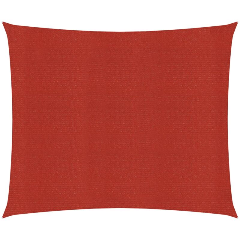 foto del prodotto helloshop26 vela in tessuto per ombrellone 160 g m hdpe 3,6 x 3,6 m rossa