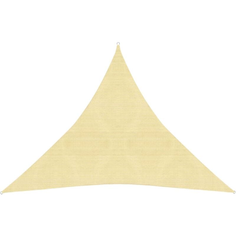 foto del prodotto helloshop26 vela in tessuto per ombrellone 160 g m hdpe 3 x 3 x 3 m beige