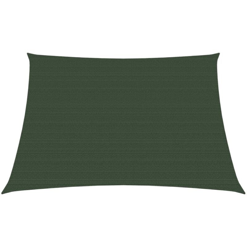foto del prodotto helloshop26 vela ombreggiante 160 g m 3 4 x 2 m hdpe verde scuro 020009420