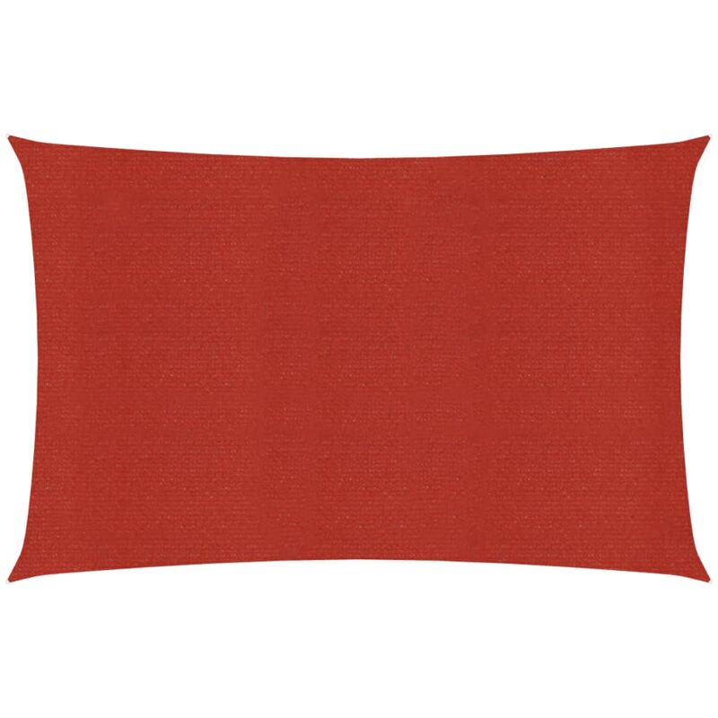 foto del prodotto helloshop26 vela ombreggiante 160 g m rossa 3 x 4,5 m hdpe 020009269