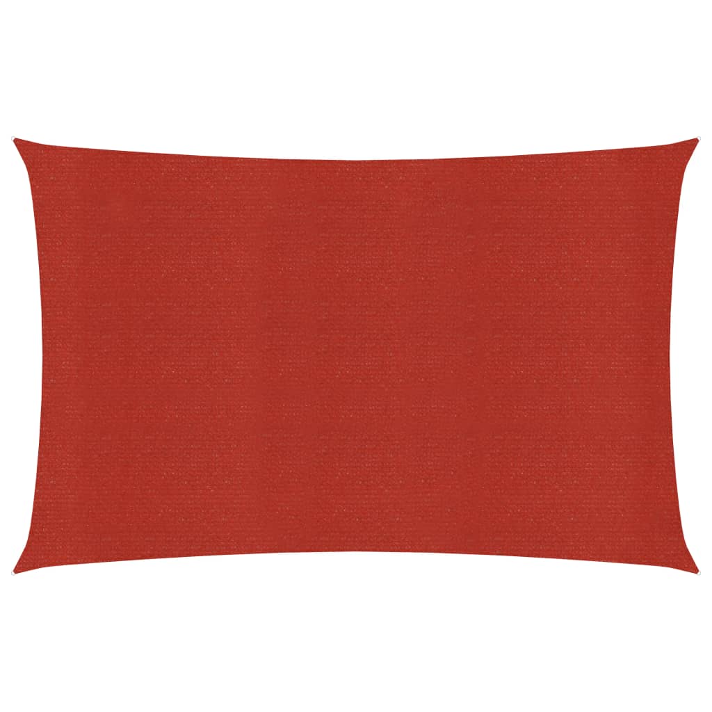 foto del prodotto helloshop26 vela ombreggiante 160 g m rossa 3 x 4,5 m hdpe