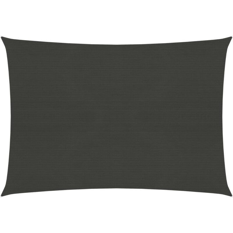 foto del prodotto helloshop26 vela parasole in tessuto 160 g m 2,5 x 3 m hdpe antracite