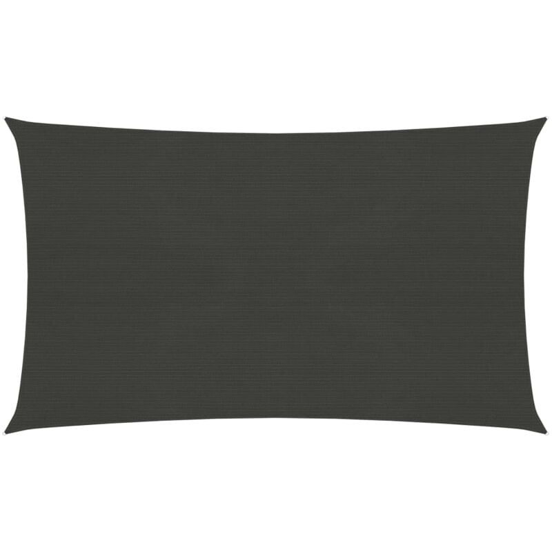 foto del prodotto helloshop26 vela parasole in tessuto 160 g m antracite 3 x 5 m hdpe