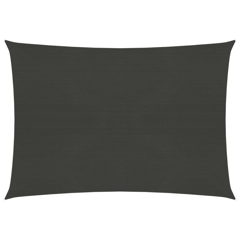 foto del prodotto helloshop26 vela parasole in tessuto 160 g m antracite 4 x 5 m hdpe