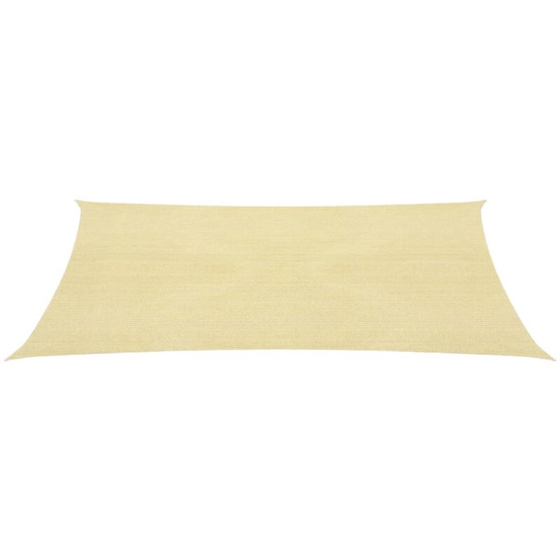 foto del prodotto helloshop26 vela parasole quadrata in hdpe 3,6 x 3,6 m beige