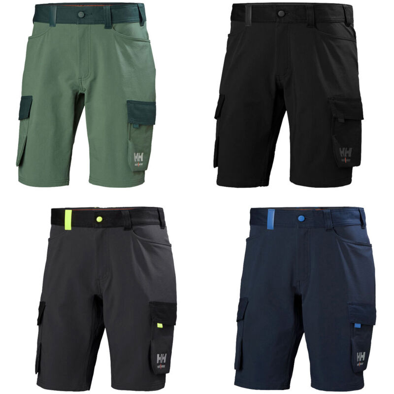foto del prodotto helly hansen pantaloni corti da lavoro oxford 4x cargo 77508 50 eu verde