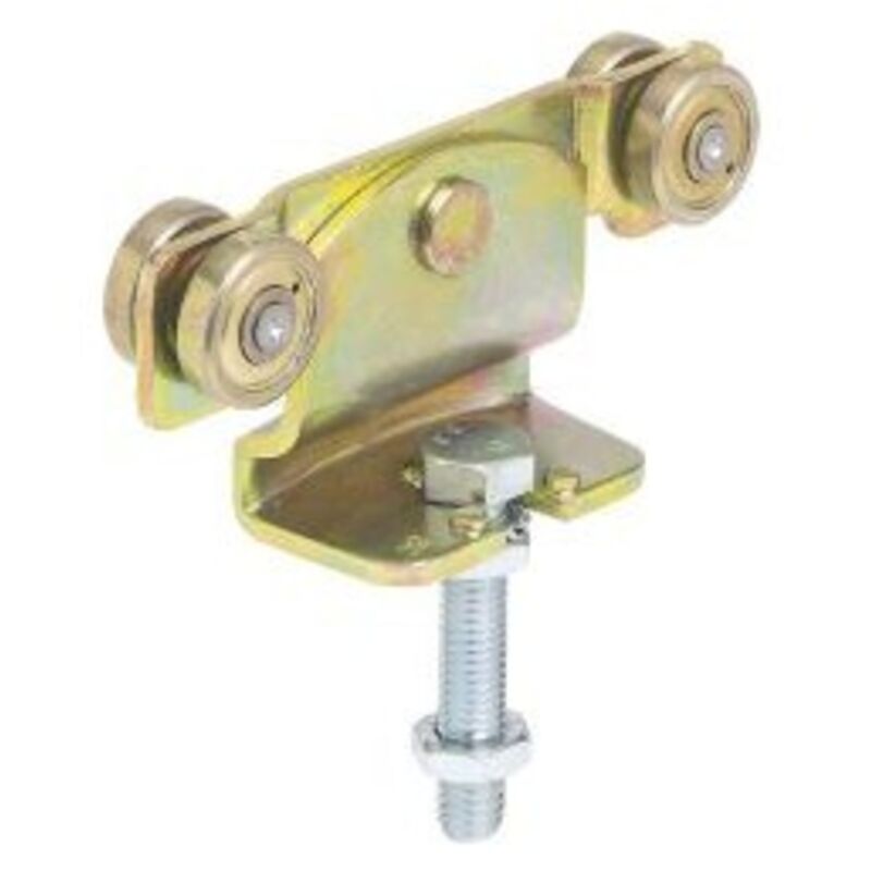 foto del prodotto helm - 491 telaio in lamiera zincata, attacco al piano, hub rullo m16x70 con altezza regolabile