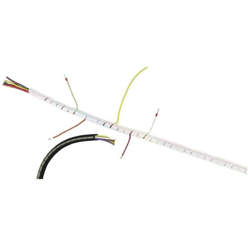 foto del prodotto helukabel 91000 25 6mm guaina spiralata 5 fino a 20 mm trasparente 25 m