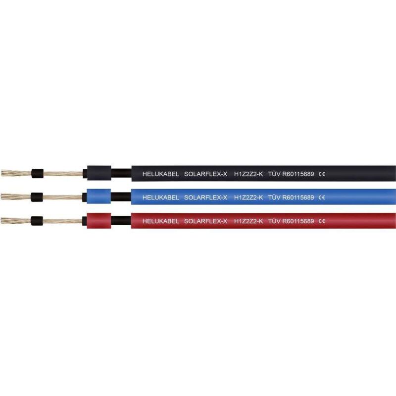 foto del prodotto helukabel h1z2z2 k 713570 cavo per fotovoltaico 1 x 6 mm blu 100 m