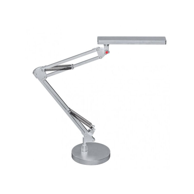 foto del prodotto hematites lampada da tavolo articolata 7w 560lm cromo 3000 4000 6000k 53x15x55 cm dimmerabile