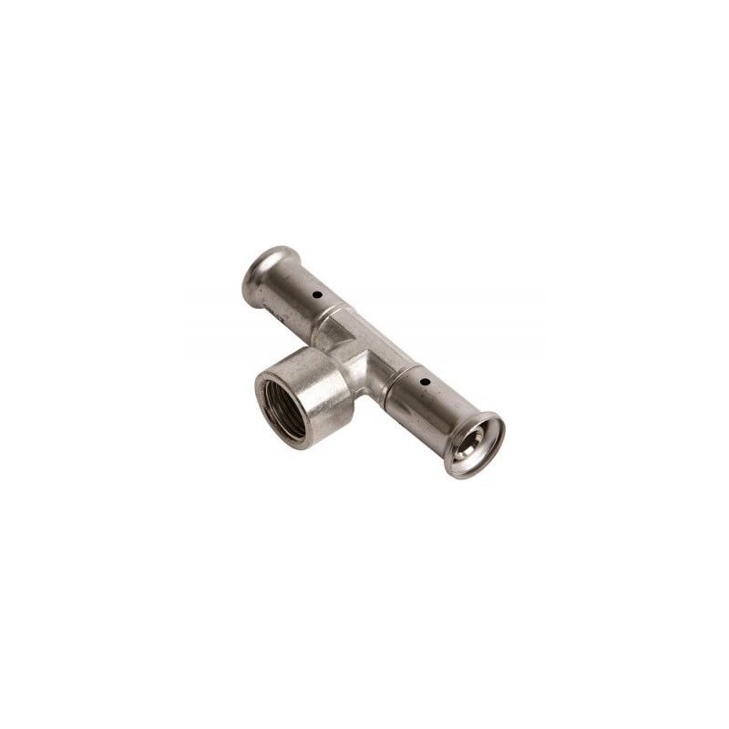 foto del prodotto henco 13p raccordo tee femmina 20x1 2 fx20 mm ottone a pressare 13p200420