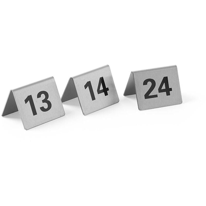 foto del prodotto hendi 663899 targhette numerazione tavoli
