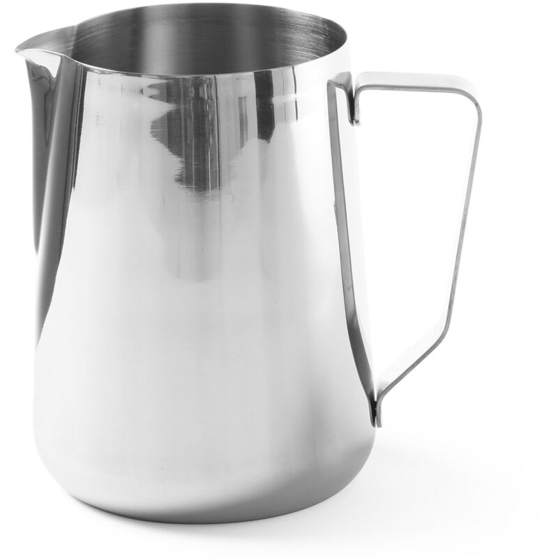 foto del prodotto hendi brocca in acciaio, tazza per montare il latte per cappuccino, 0,6 l 451519