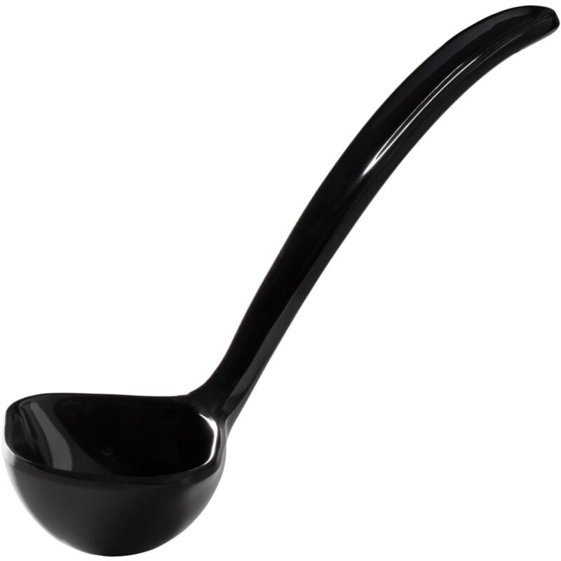 foto del prodotto hendi capacit mestolo per salsa in melamina 0,4 l lunghezza 170 mm nero 563649