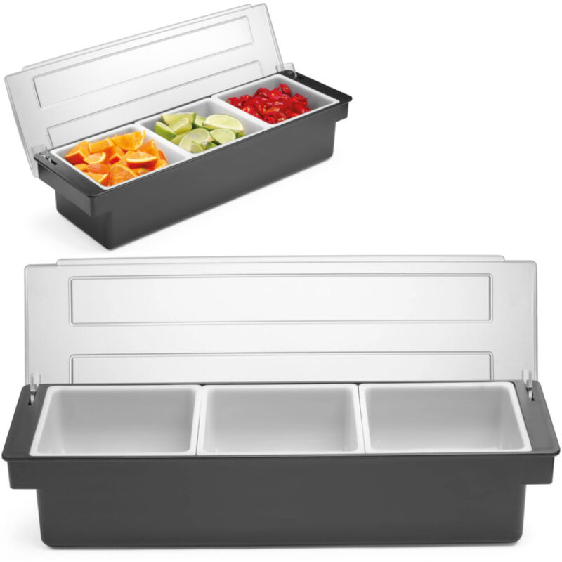 foto del prodotto hendi contenitore barman organizer per accessori per drink e cocktail 3 inserti
