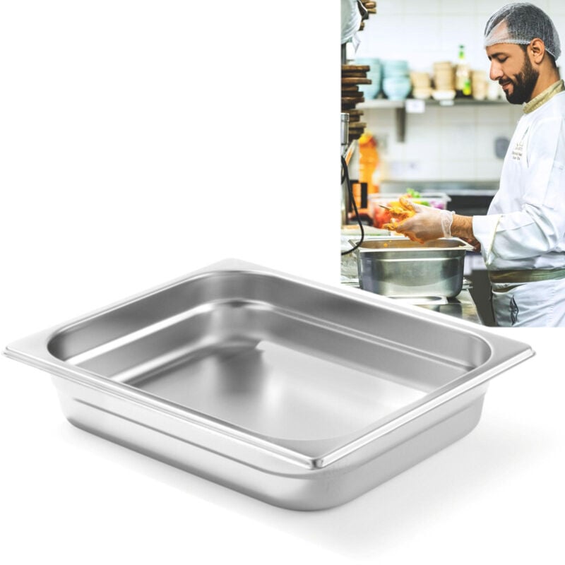 foto del prodotto hendi contenitore gn 1 2 in acciaio inox profi line altezza 65 mm 801437