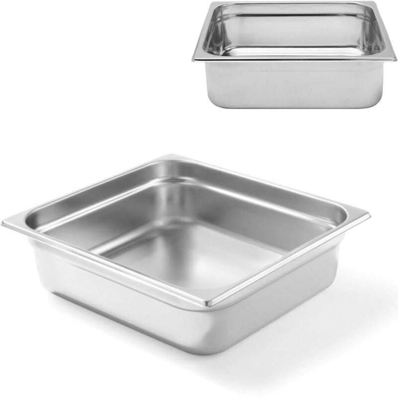 foto del prodotto hendi contenitore gn 2 3 in acciaio inox profi line altezza 65 mm 801338